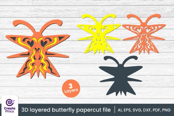 3D Layered Decorative Butterfly Papercut: A Guide to Creative Excellence