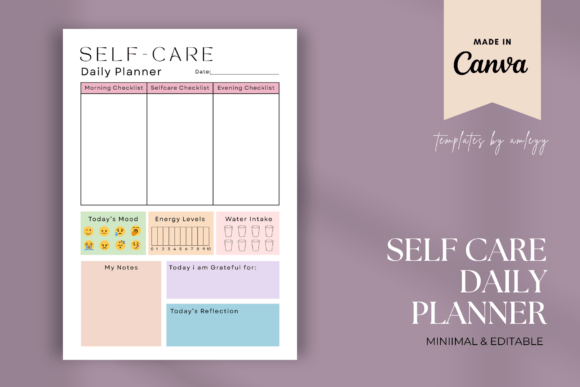 Boost Your Well-Being with the Free Self-Care Daily Planner Template
