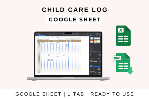 Child Care Log Template