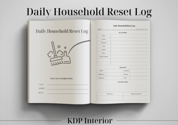 Daily Household Reset Log