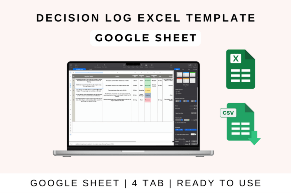 Decision Log Excel Template: Keep Your Business Decisions Organized