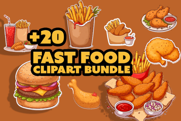 Fast Food Clipart Bundle