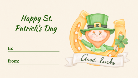 Gift Tag St. Patrick’s Day