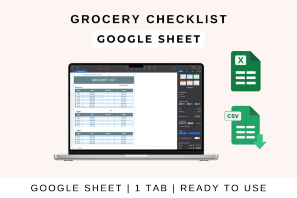 Grocery Checklist Template