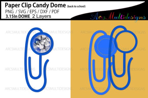 Paper Clip Candy Dome: A Versatile Digital Design for Creative Projects