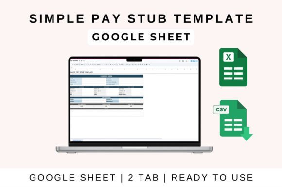 Simple Pay Stub Template: A Streamlined Solution for Accurate Payroll Management