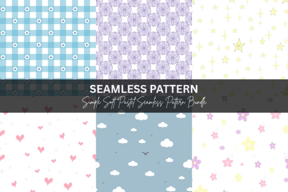 Simpleoft Pastel Seamless Pattern Bundle