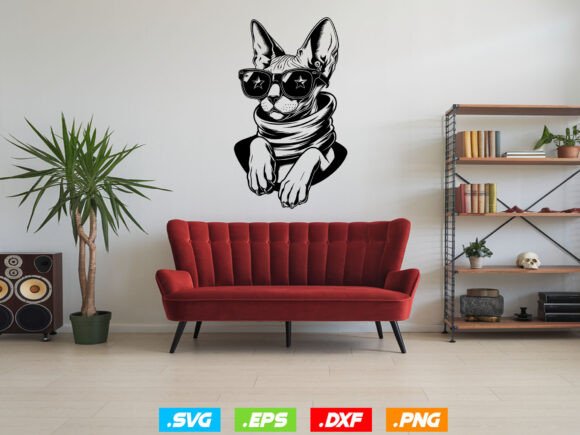 Sphynx Cat SVG, Peeking Cat Svg Animal: A Strategic Digital Asset for Creative Professionals
