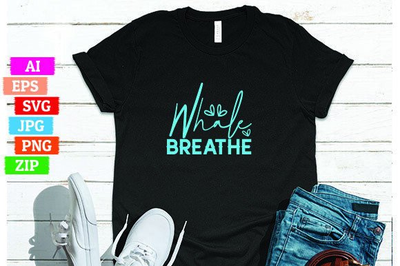 Whale Breathe T-Shirt Design